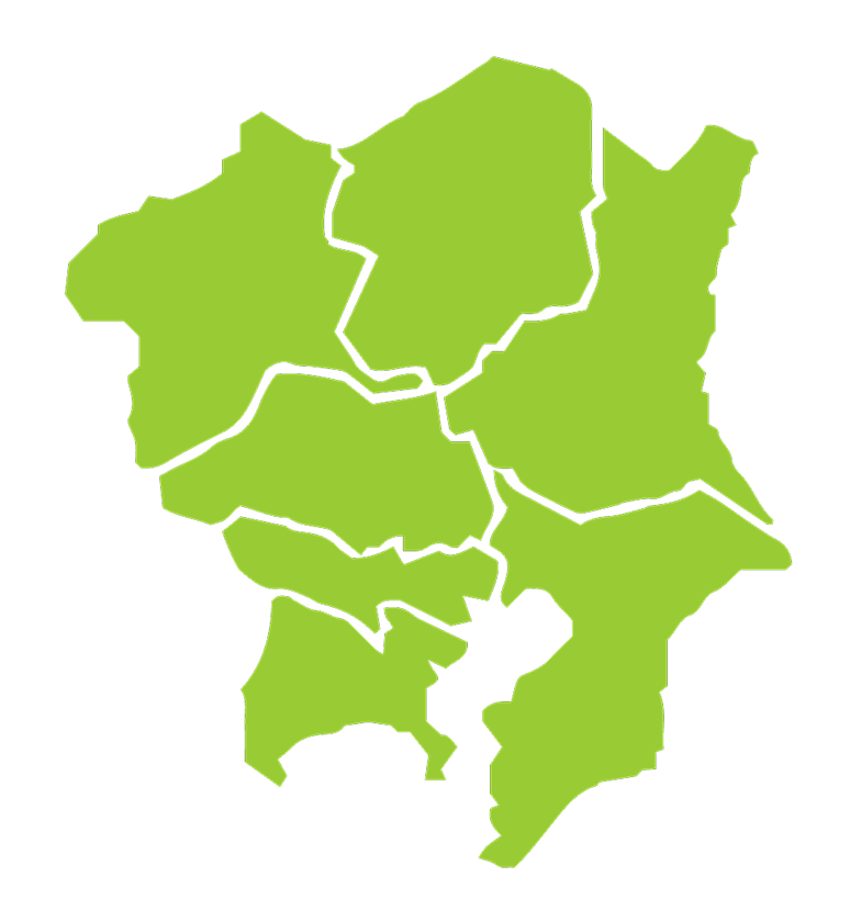 関東の地図