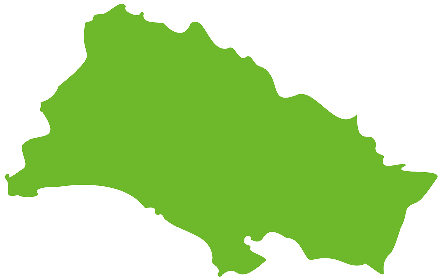 東北の地図