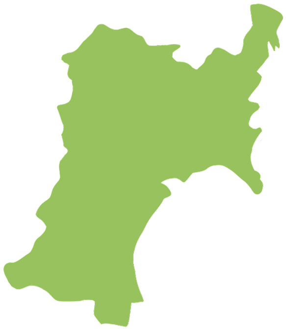 東北の地図