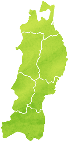 東北の地図